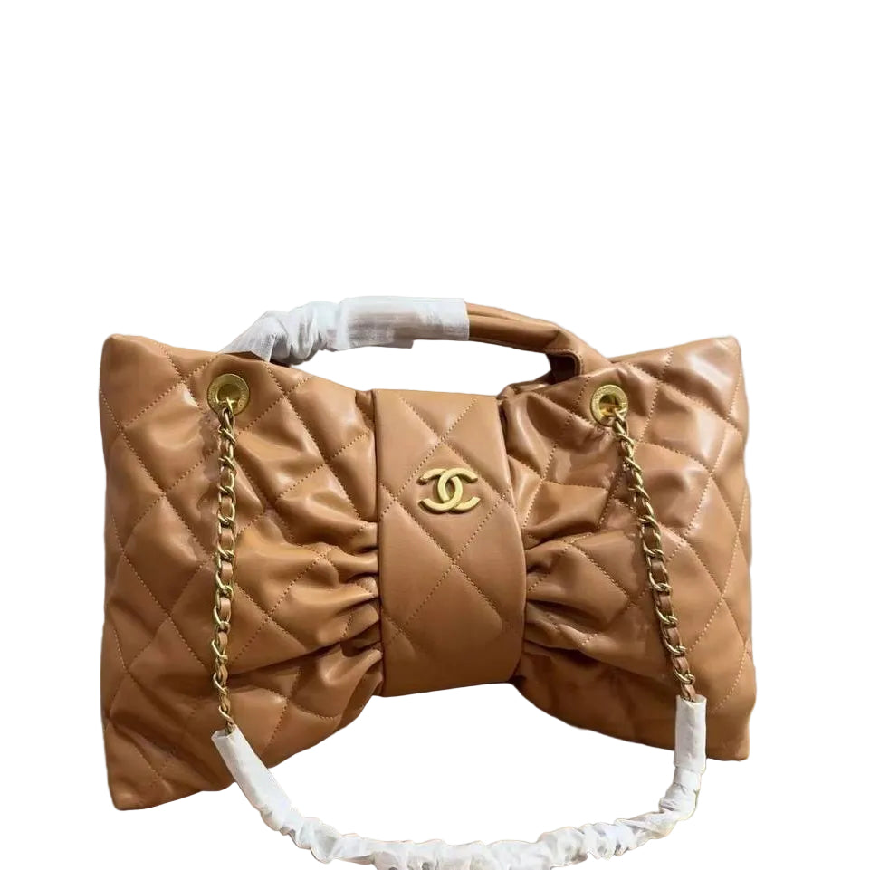 Chanel 25K Quilted Bow Tote Bag 🎀 👜 ✨