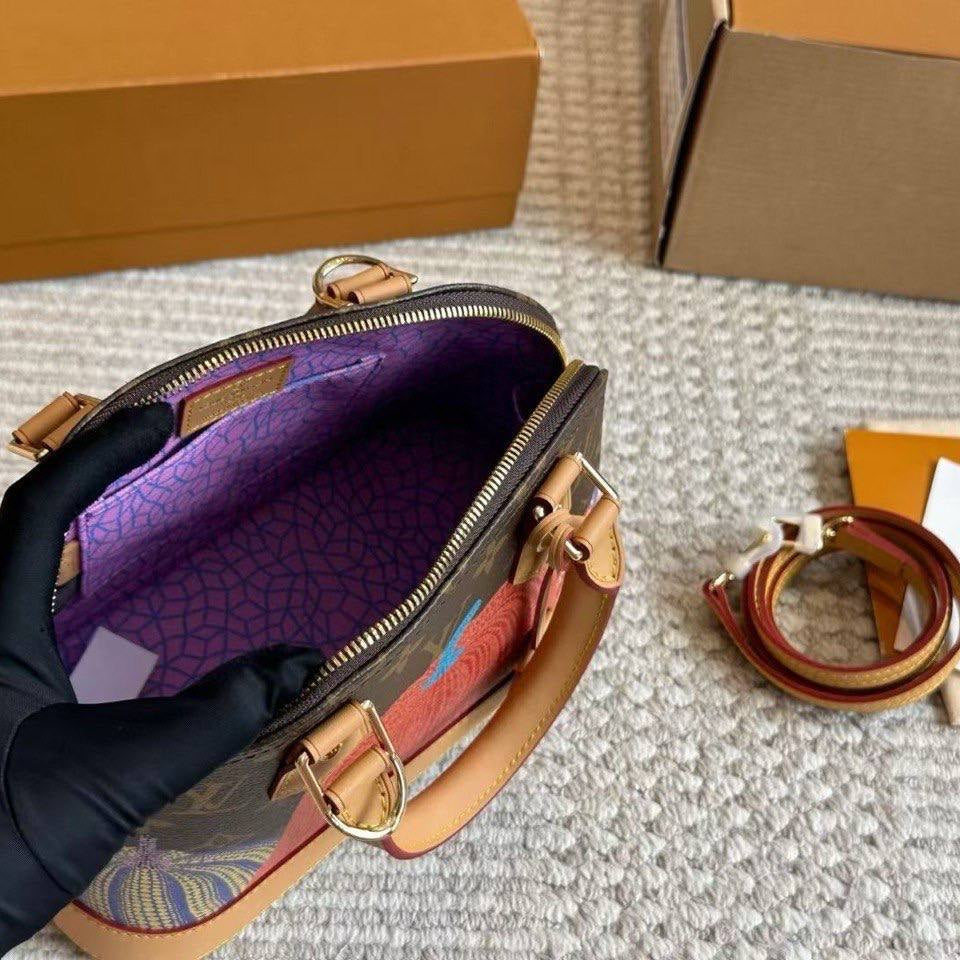 Louis Vuitton x Yayoi Kusama Monogram Pumpkin Alma BB Handbag 👜🎨✨