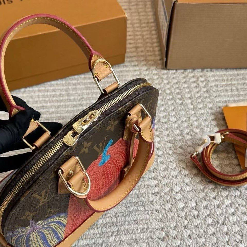 Louis Vuitton x Yayoi Kusama Monogram Pumpkin Alma BB Handbag 👜🎨✨