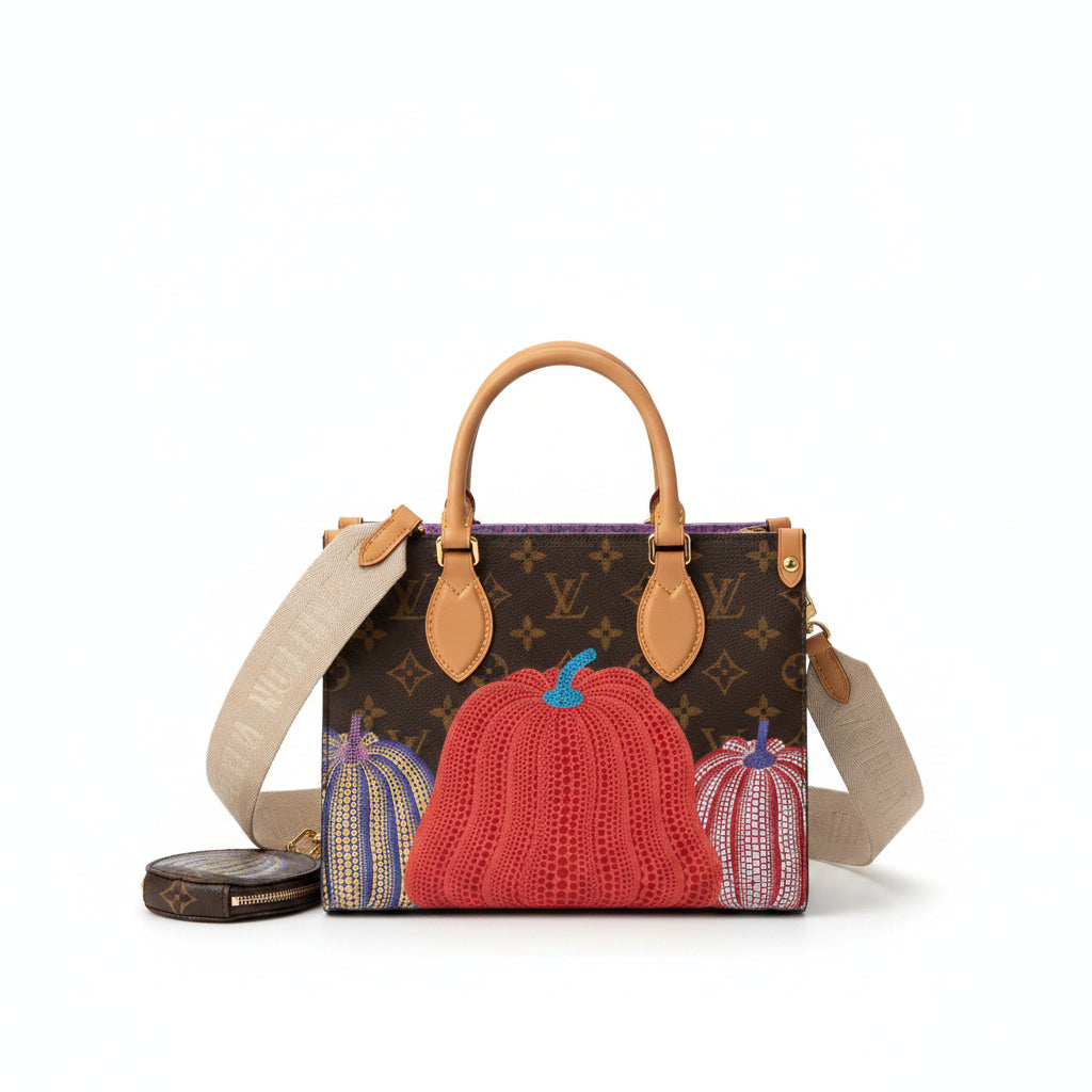 Louis Vuitton x Yayoi Kusama Monogram OnTheGo PM Pumpkin Bag 🎃👜✨