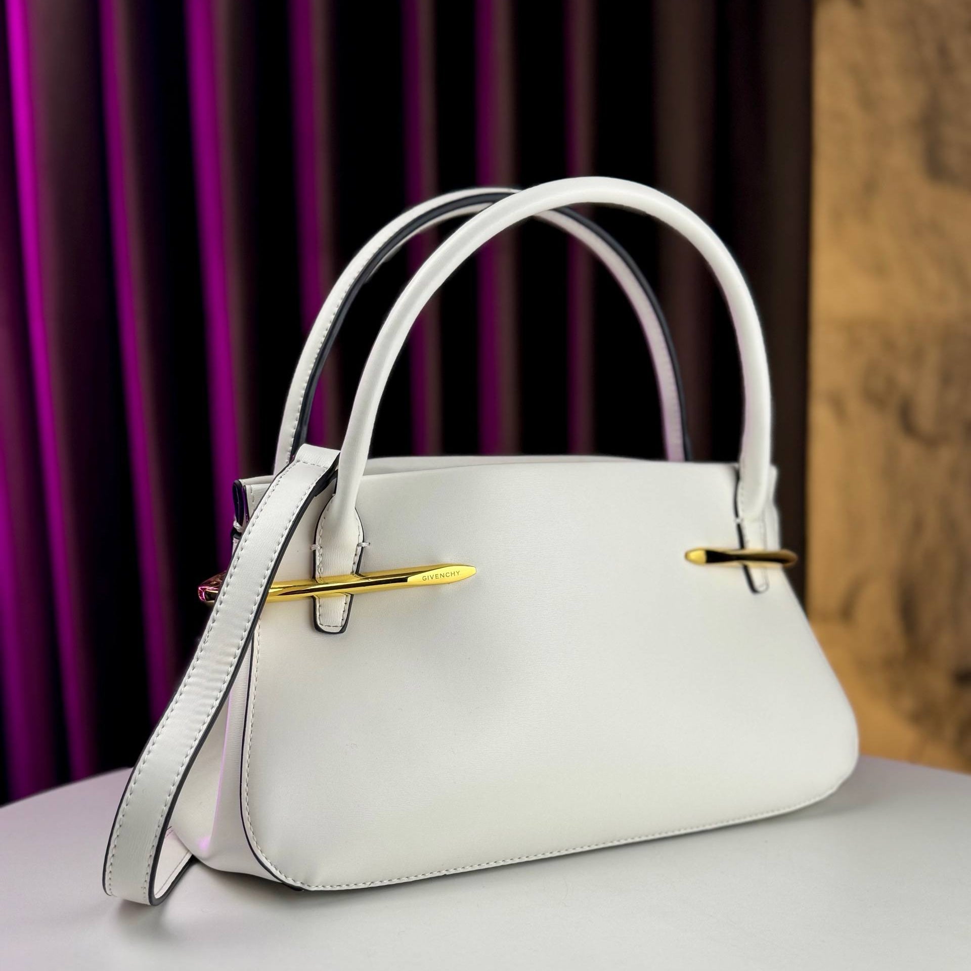 Givenchy Voyou Leather Handbag with Gold Hardware 👜✨🖤
