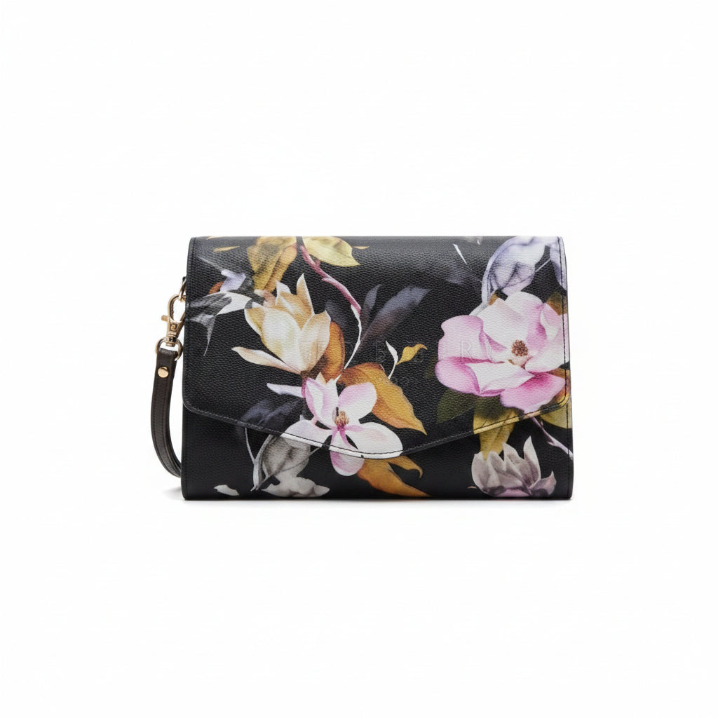 Ted Baker Floral Magnolia Wristlet Pouch 🌸✨💼