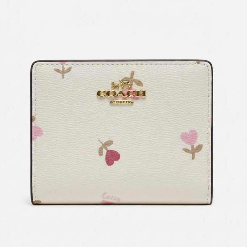 Coach Heart Petal Print Billfold Wallet 🌸✨👛