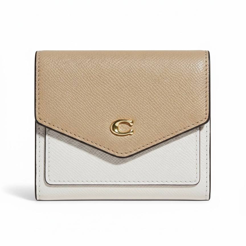 Coach Wyn Small Wallet in Colorblock Crossgrain Leather 👜✨👝