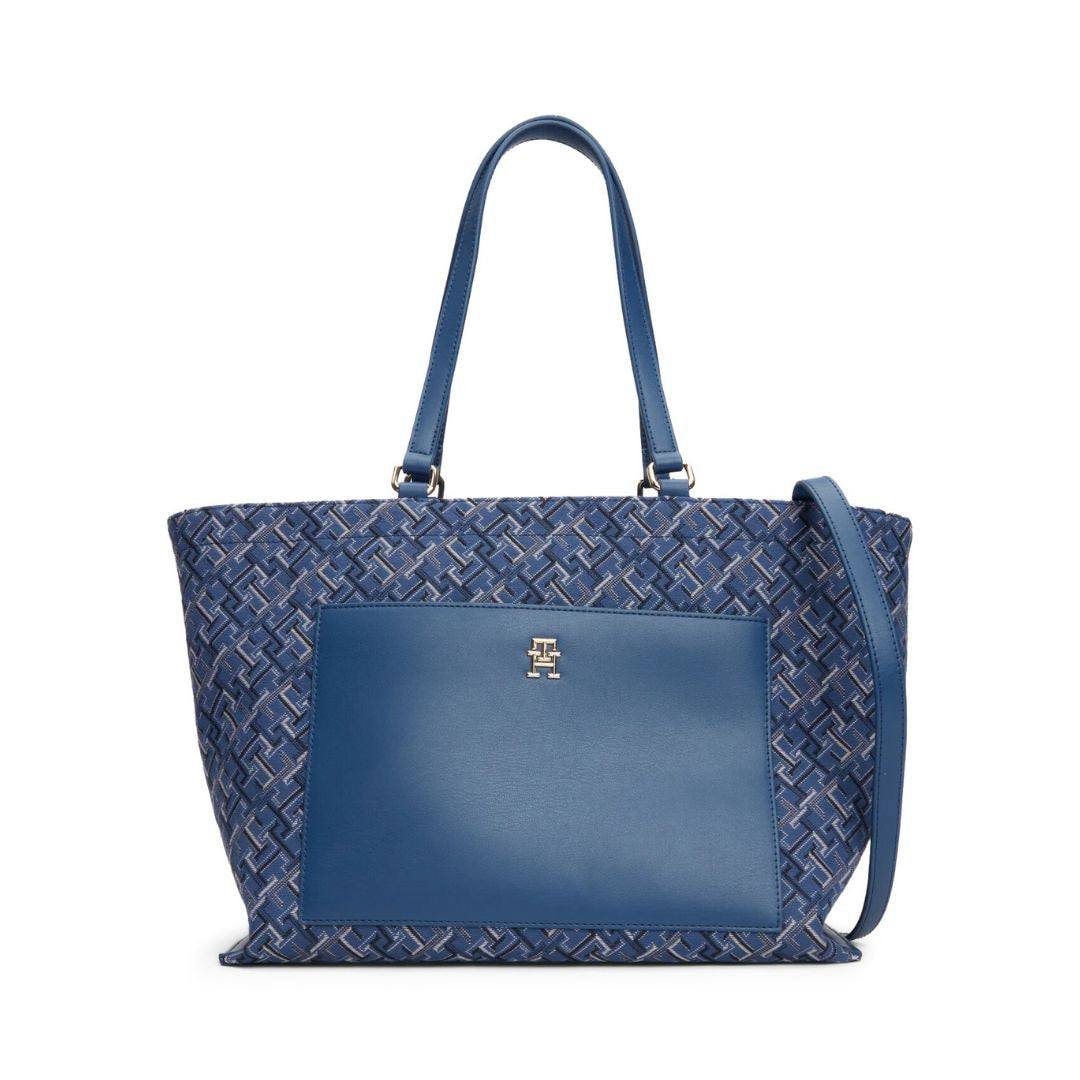 Monogram Canvas Tote Tommy Hilfiger 👜✨💙