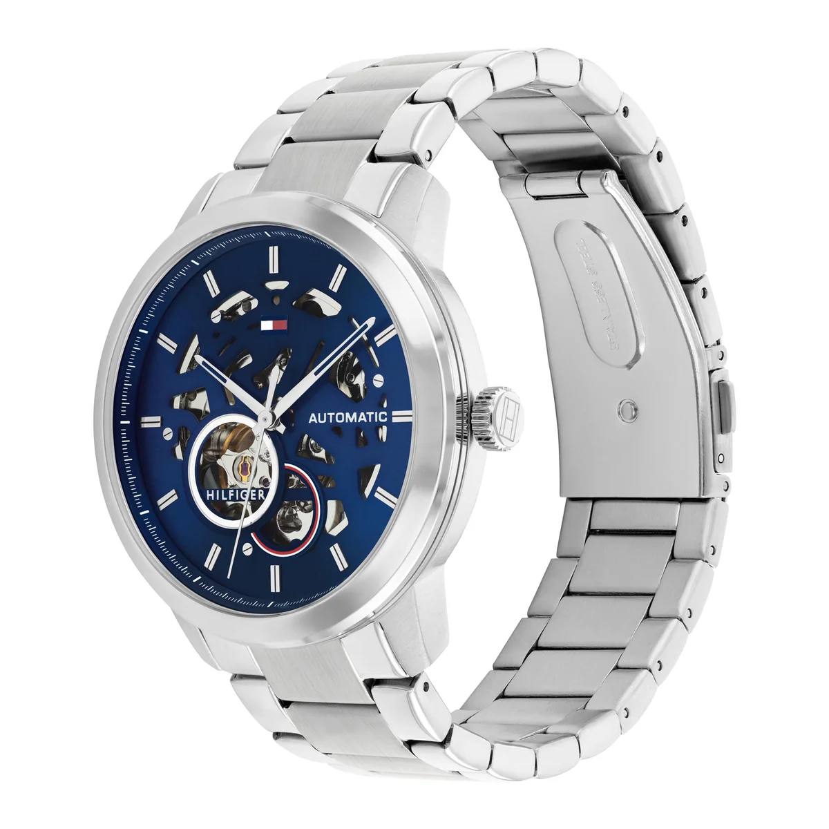 Tommy Hilfiger Men's Automatic Skeleton Dial Watch ⌚️💎🏙️