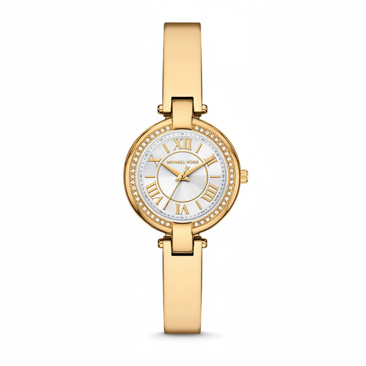 Michael Kors Lauryn Gold-Tone Bangle Watch ✨👑⌚