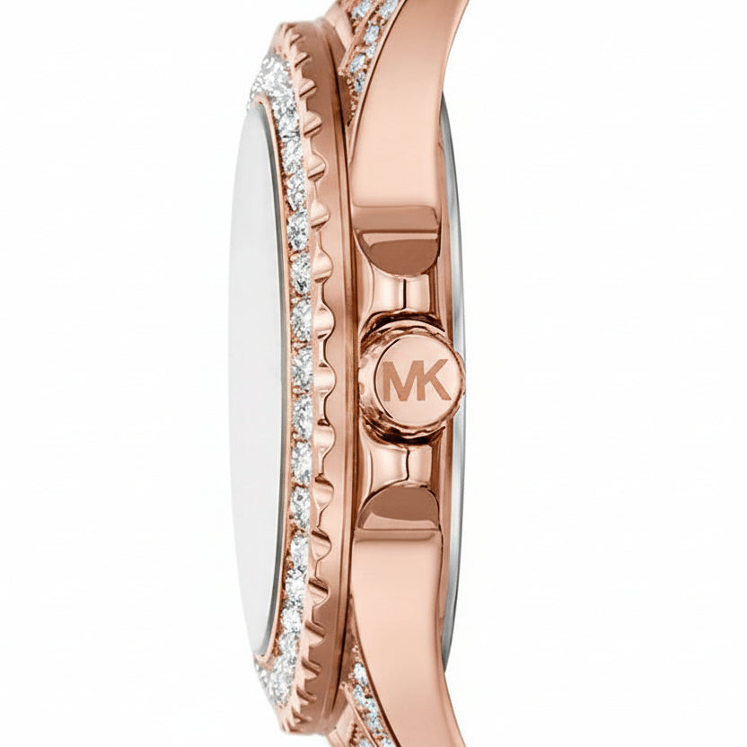 Michael Kors Rose Gold Pave Camille Watch ⌚✨💖