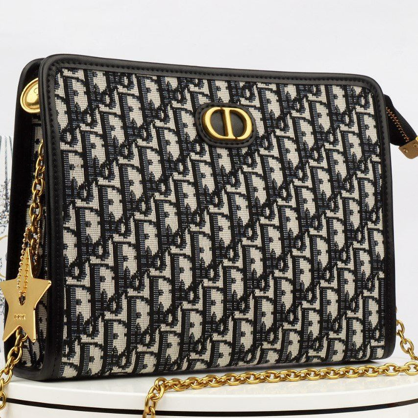 Dior Oblique Pouch with Chain 👜✨💎