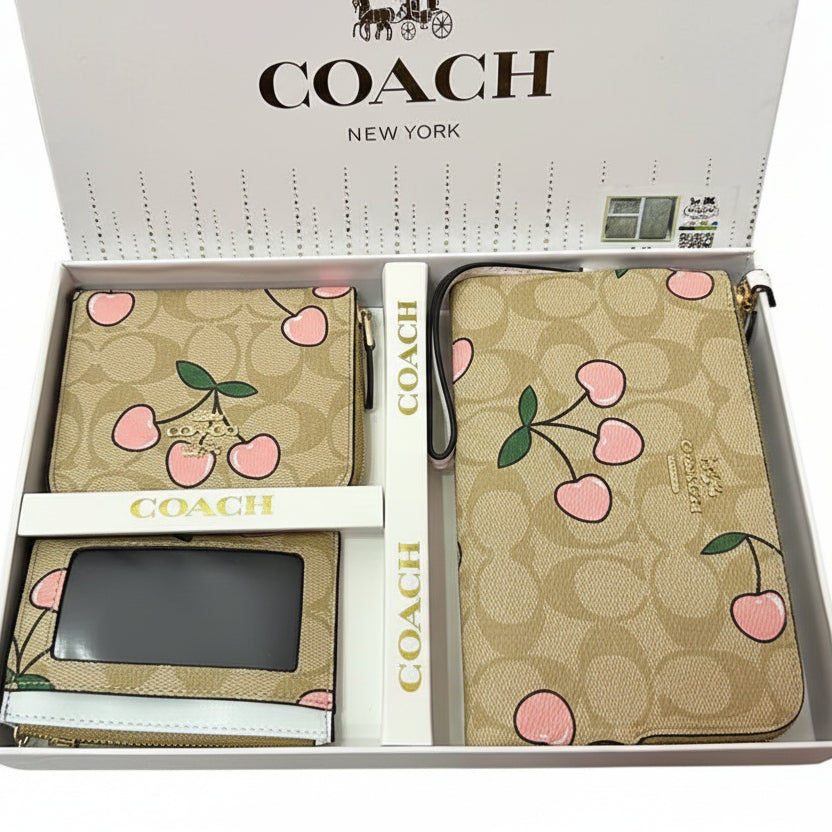 Coach Signature Cherry Gift Set 🍒👜✨
