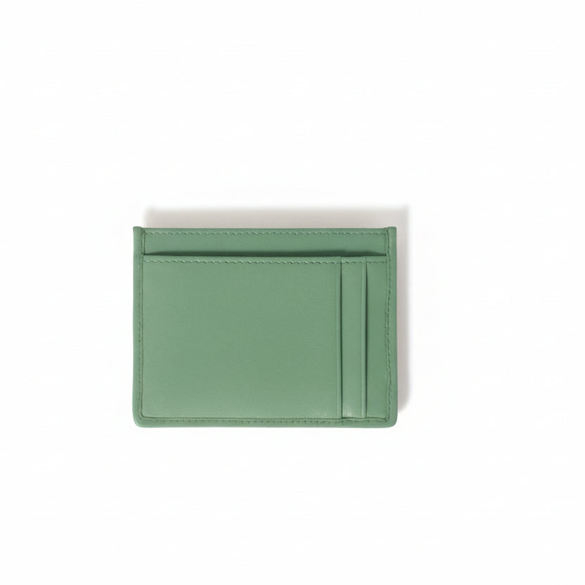 Miu Miu Matelassé Leather Card Holder in Sage Green 🌿✨👜