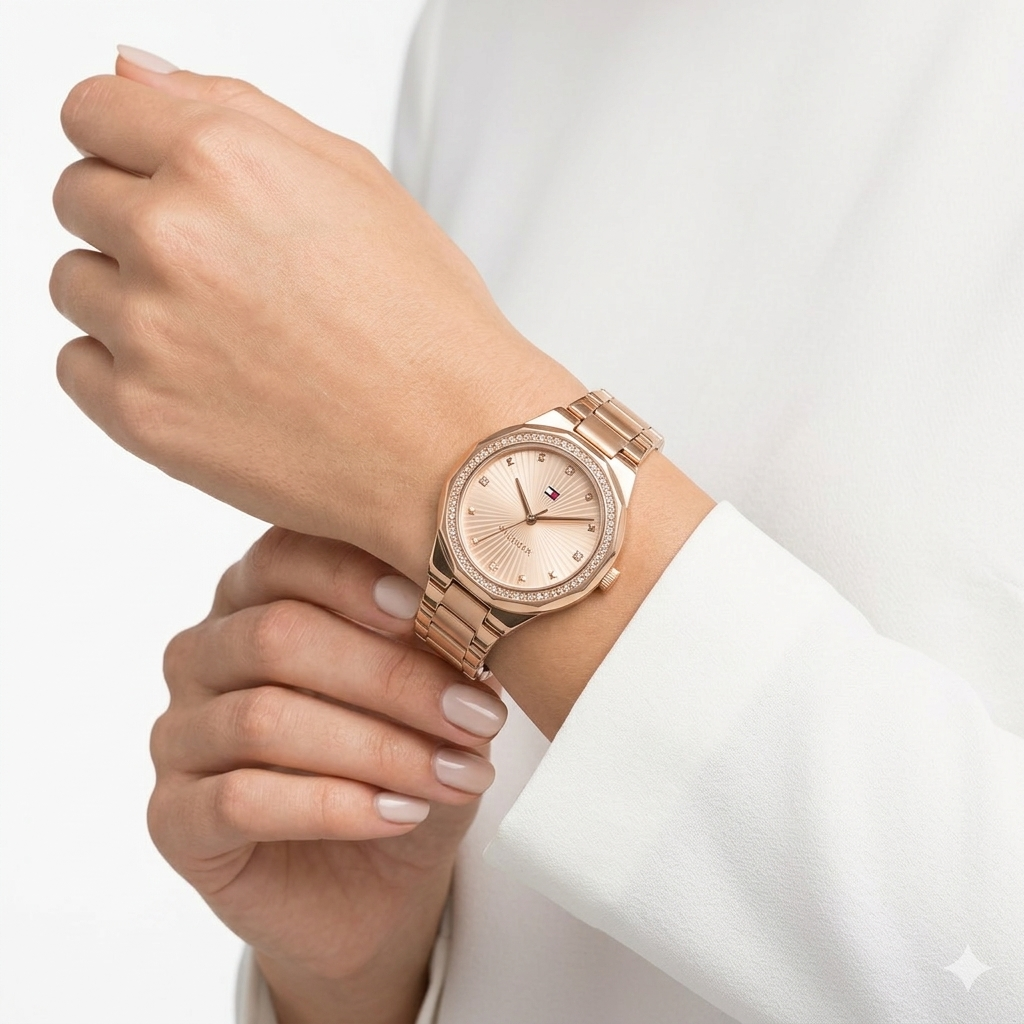 Tommy Hilfiger Rose Gold Watch ⌚✨ For Her