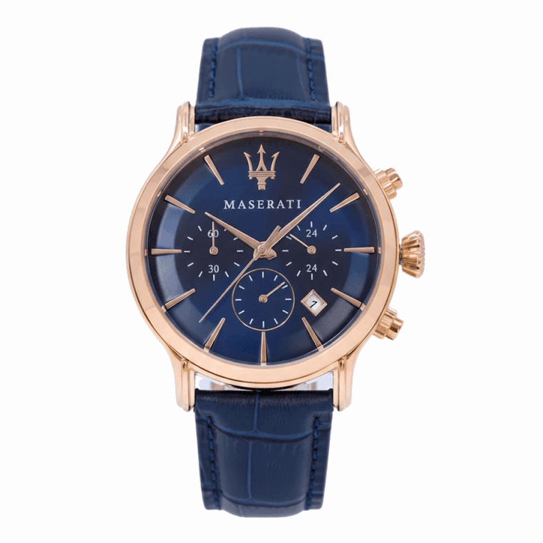 Maserati Potenza Chronograph Blue & Rose Gold ⌚️💙⚜️ - My Store