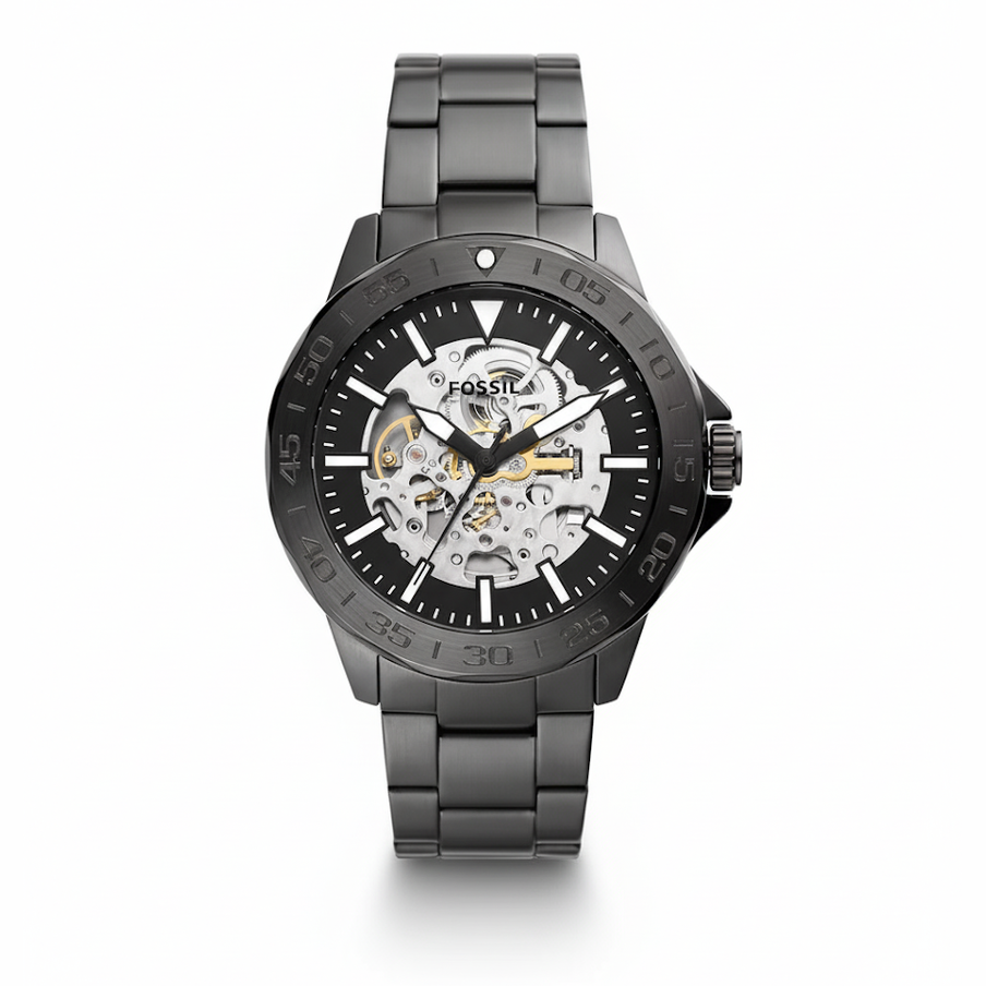 Fossil Neutra Automatic Black Skeleton Watch 🖤⚙️✨