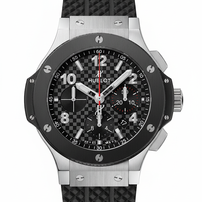 Hublot Big Bang Chronograph Steel Ceramic Black ⏱️🖤✨
